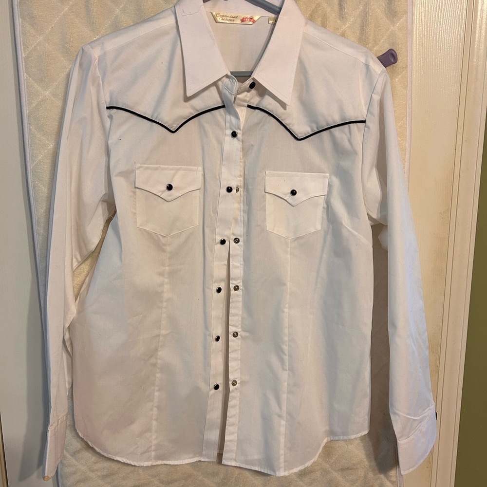 White Western Women's Shirt